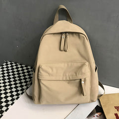 Zip Cotton Backpack Bag