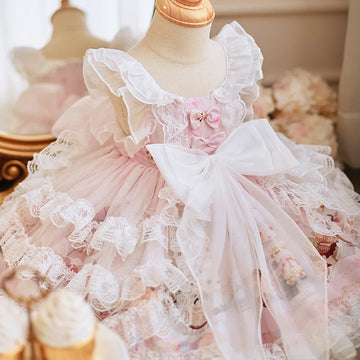 Girl Princess Lolita Dress Spanish Princess Dress Children's Birthday Dress Prom Dresses Flower Girl Dresses for Weddings