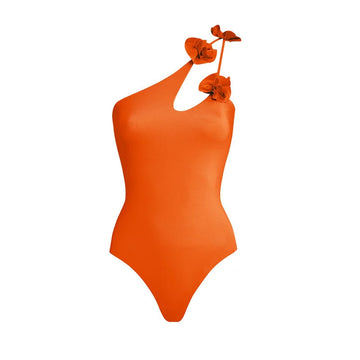 2024 Flower Hollowen Swimwear With Cover Up Luxury Woman Swimsuit Off Shoulder Bathingsuit Push Up Bikini Summer Suits Beachwear
