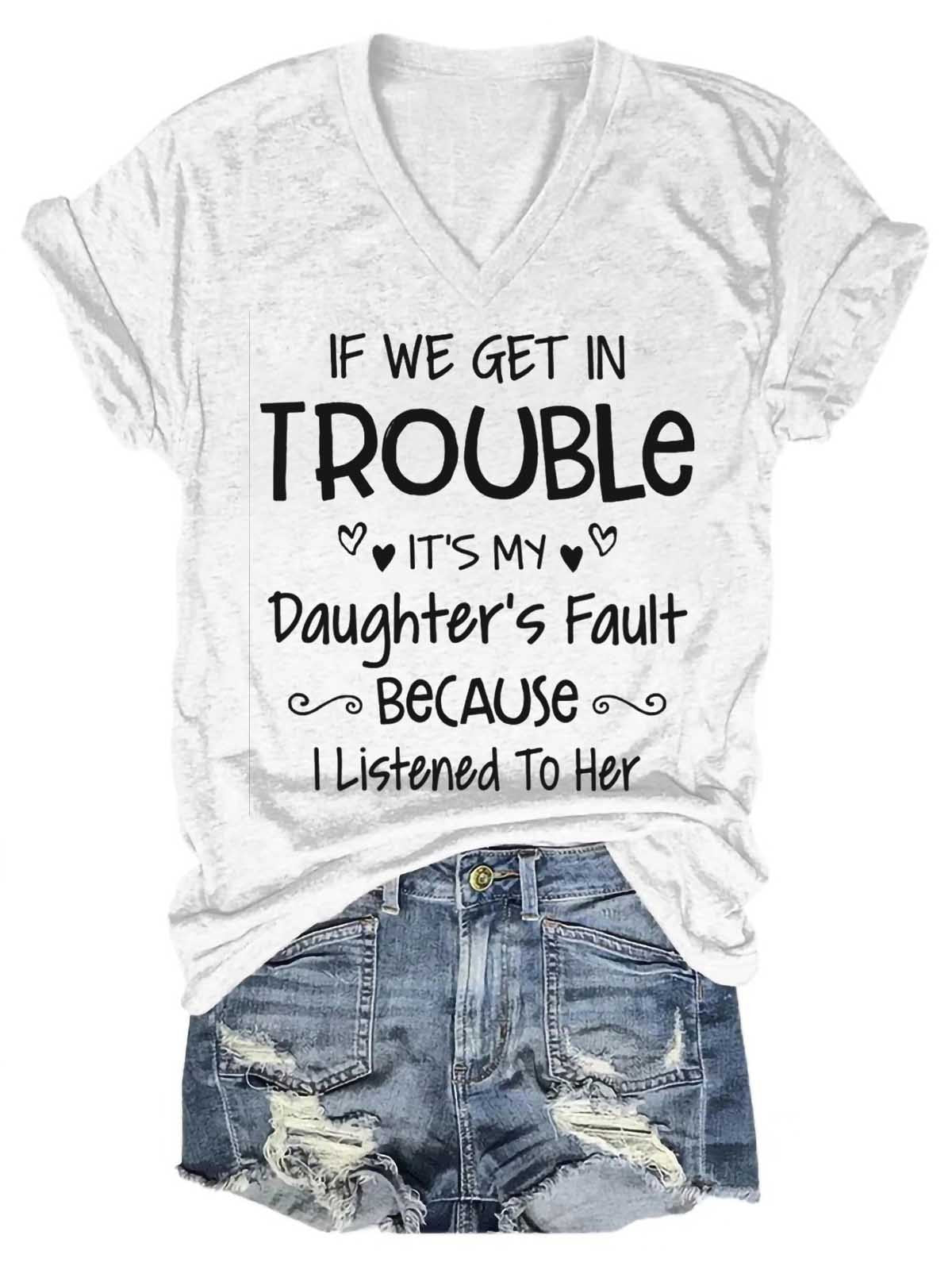 Women's I‘m The Help V-Neck T-Shirt - Outlets Forever