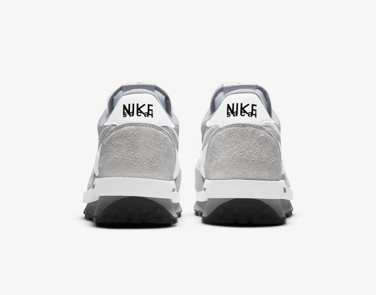 2021 Fragment x Sacai Nike LD Waffle “Light Smoke Grey” DH2684-400 - CADEAUME