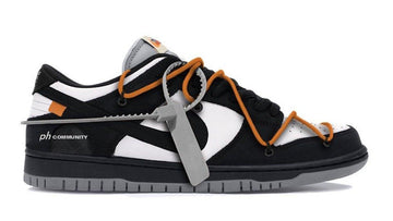 2021 Off White x Nike Dunk Low “Black/Leather”