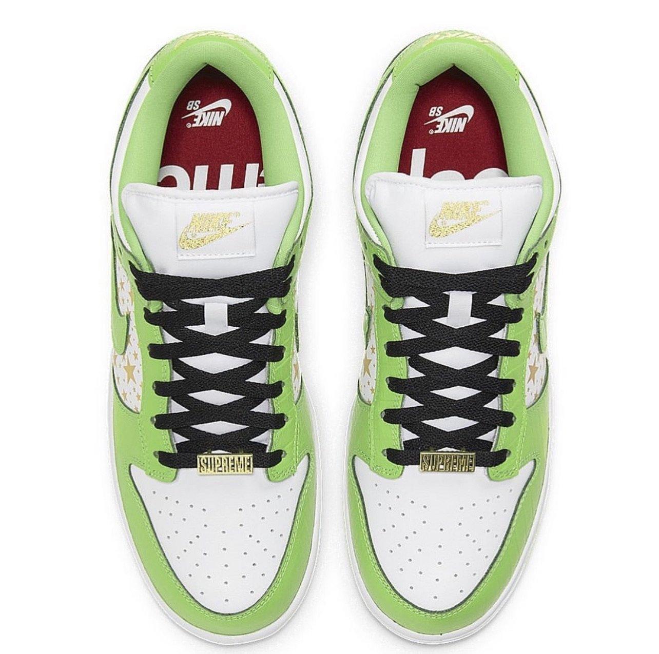 2021 Supreme x Nike SB Dunk Low “Mean Green” - CADEAUME