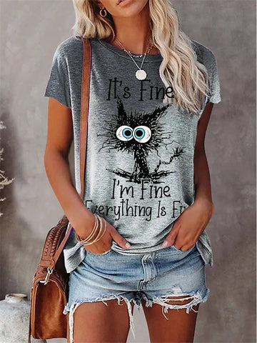 Iam Fine Women T-shirt