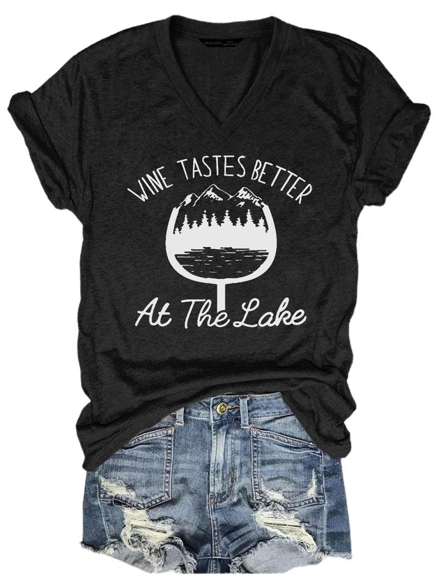 Wine Tastes Better At The Lake Tee - Outlets Forever