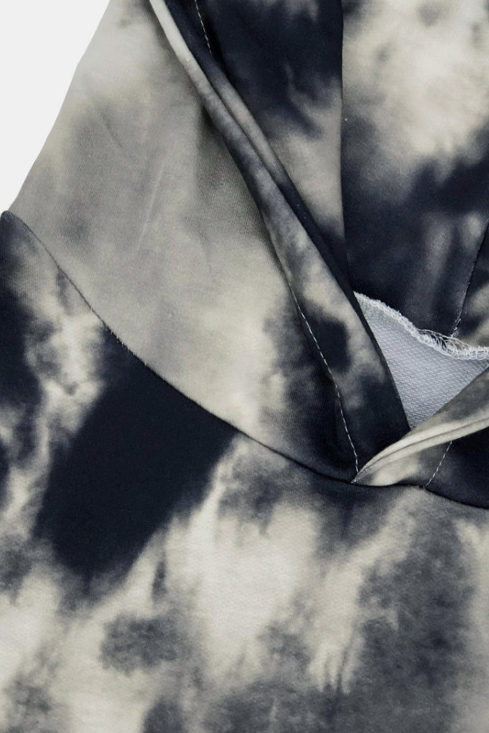 Full Size Tie-Dye Hoodie and Drawstring Joggers Set - Outlets Forever