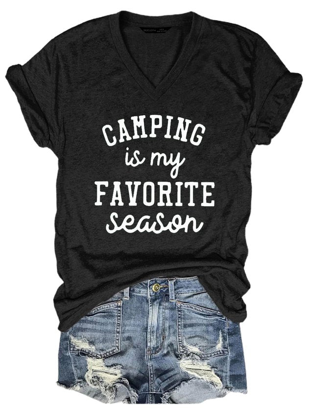 Camping is My Favorite Season Shirt - Outlets Forever