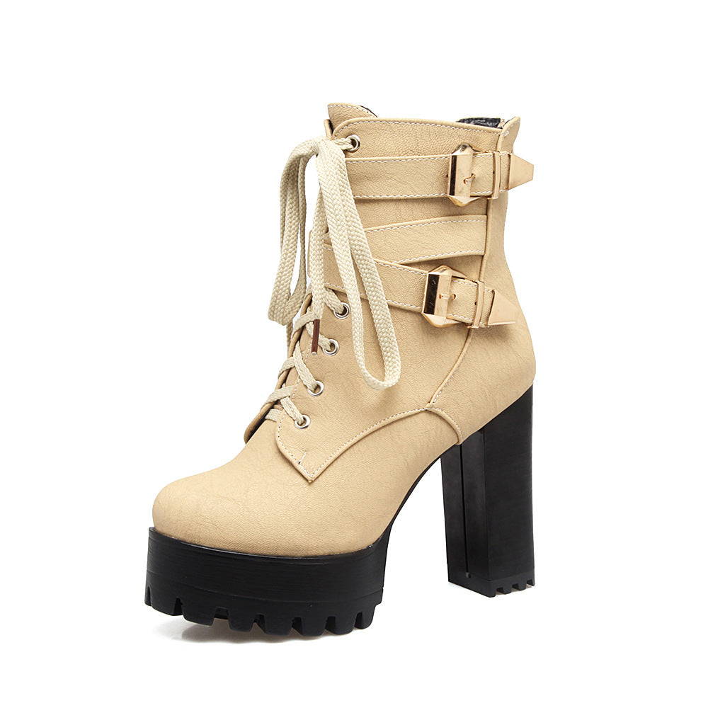 New high heel Martin boots - Outlets Forever