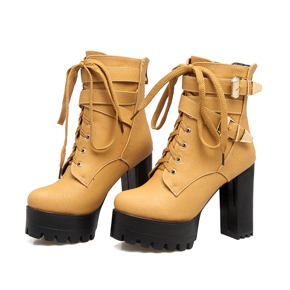 New high heel Martin boots - Outlets Forever