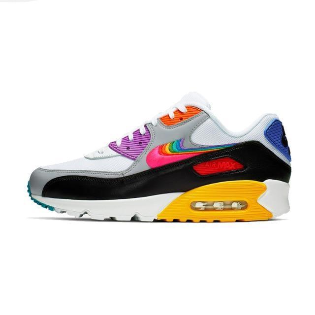 NIKE AIR MAX 90 QS Running Shoes Men Colorful Outdoor Sneaker Authentic BETRUE Shoes - CADEAUME