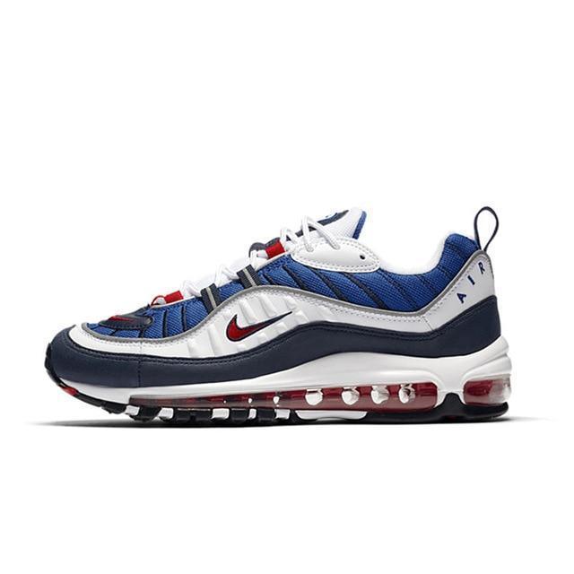NIKE Air Max 98 Gundam Men Running Shoes Breathable Light Support Outdoor Sports Comfortable Sneakers #640744-100 - CADEAUME