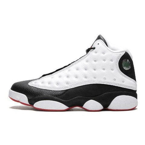 Nike Air Jordan 13 Aj13 New Arrival Men Basketball Shoes Black And White Panda Motion Engraved Comfortable Sneakers #414571-104