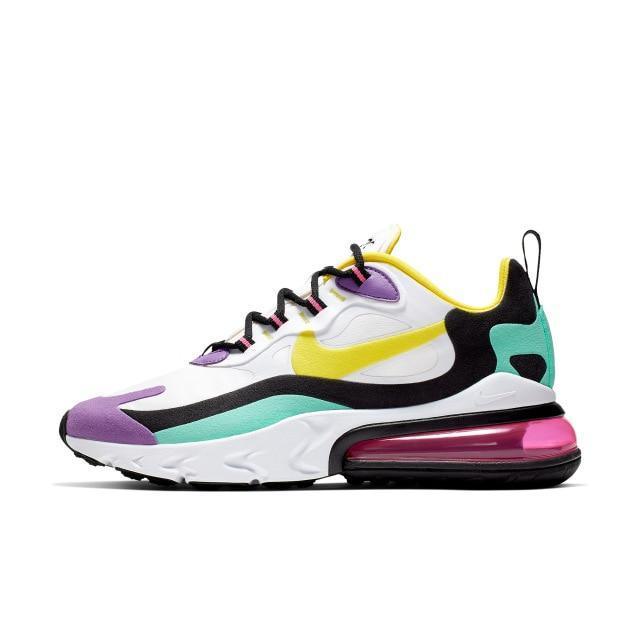 Nike Air Max 270 React Running Shoes for Women Air Cushion Outdoor Sports Sneakers Comfortable AT6174-002 - CADEAUME