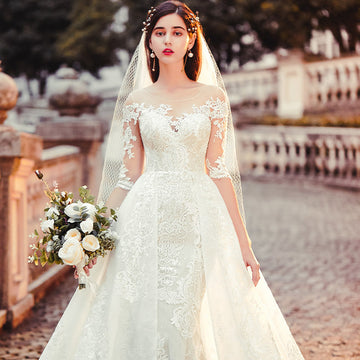 Fishtail wedding dress  bridal dress