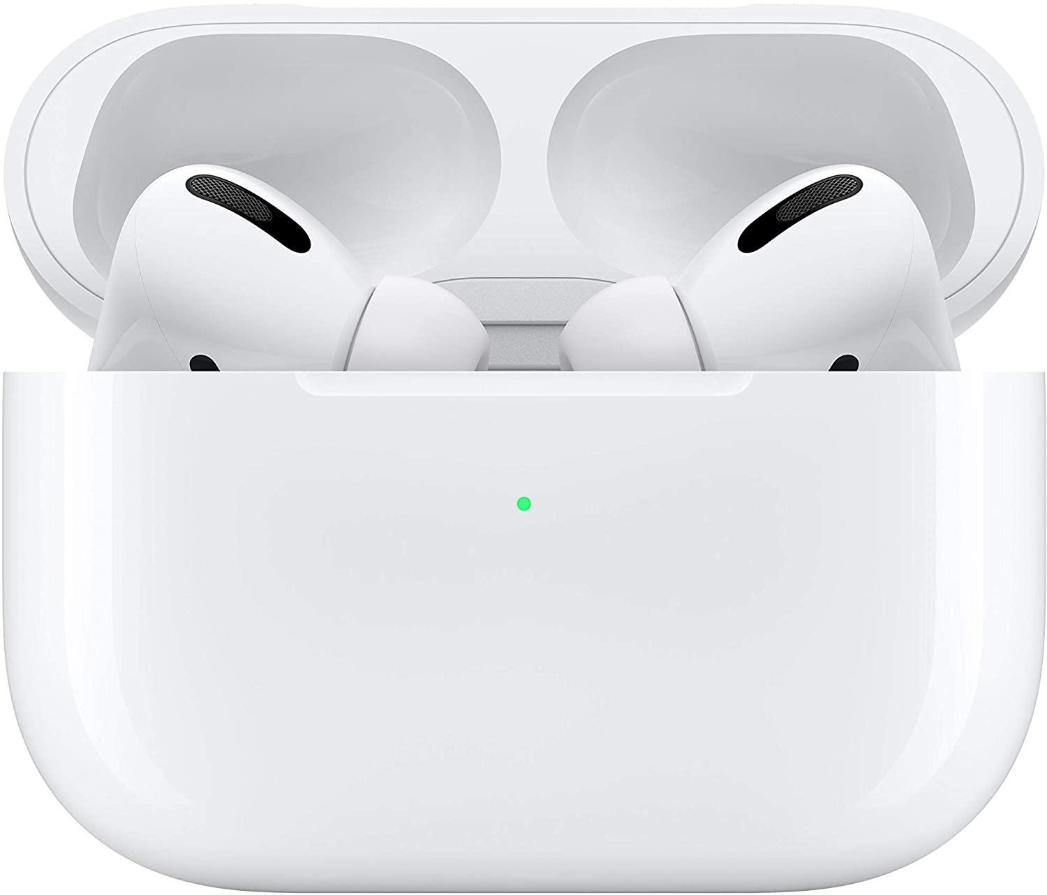 Apple AirPods Pro Bluetooth headphones with Wireless Charging Case (Renewed) - CADEAUME