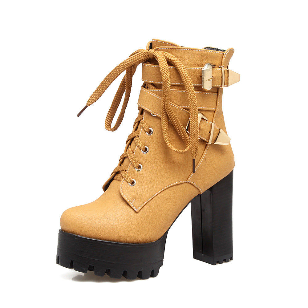 New high heel Martin boots - Outlets Forever