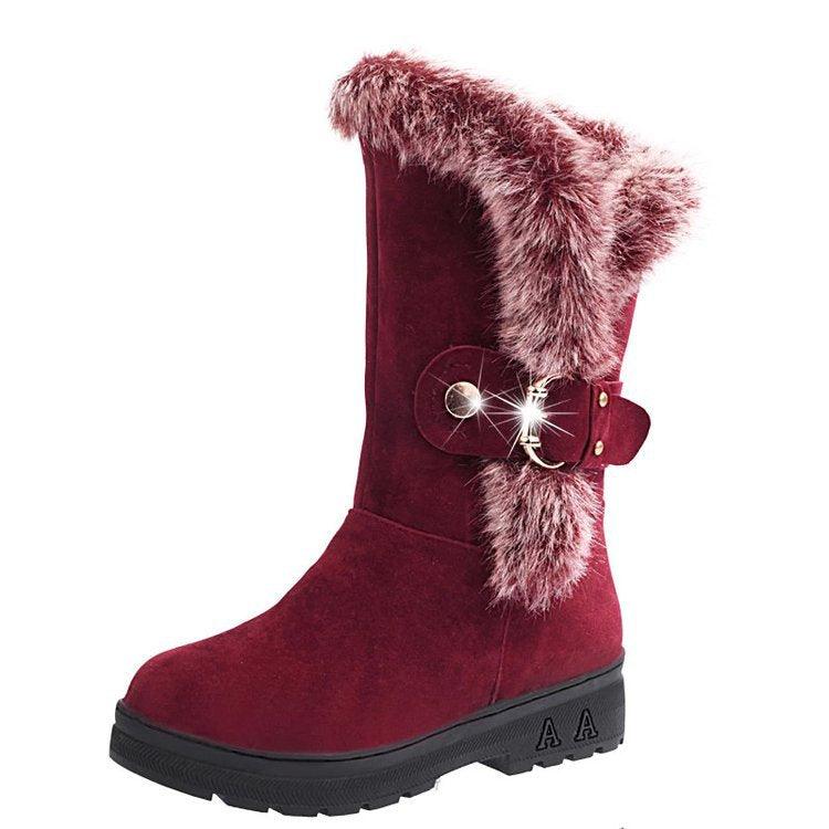 Casual Warm Winter Snow Boots Women - CADEAUME