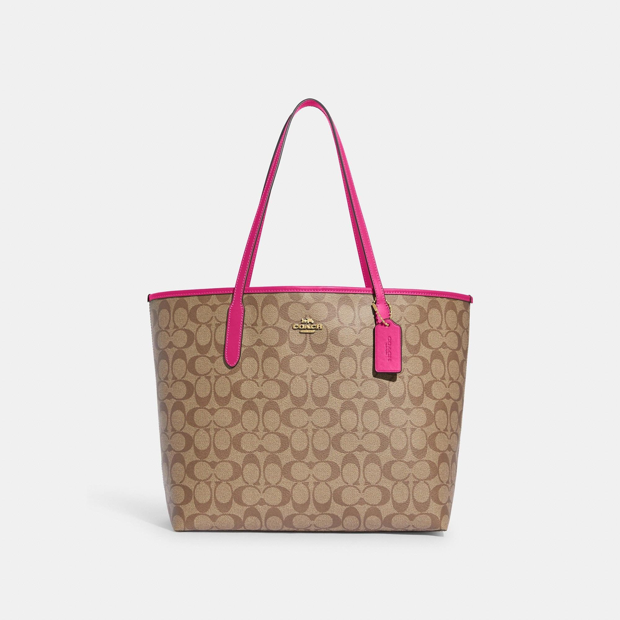 Coach Outlet City Tote In Signature Canvas - CADEAUME