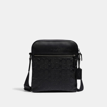 Coach Outlet Houston Flight Bag In Signature Leather
