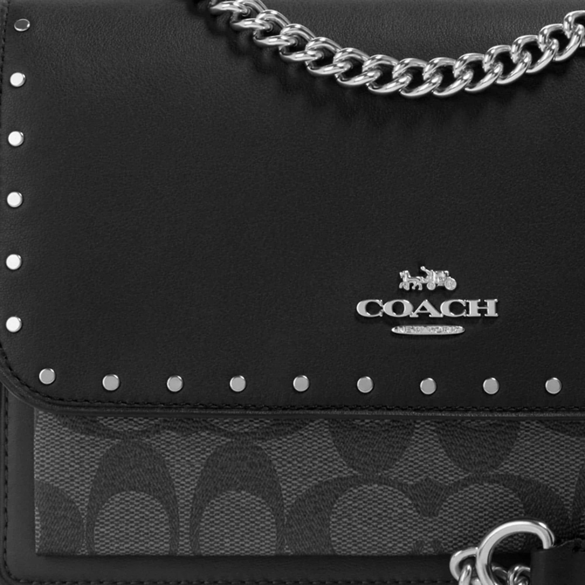 Coach Outlet Klare Crossbody In Signature Canvas With Rivets - CADEAUME