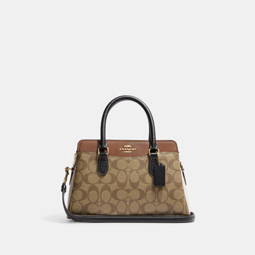 Coach Outlet Mini Darcie Carryall In Colorblock Signature Canvas - CADEAUME