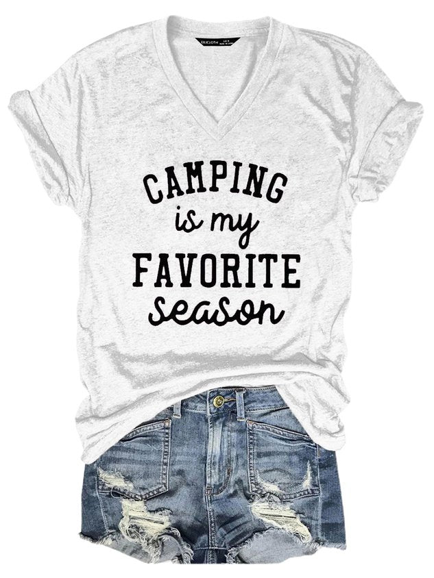 Camping is My Favorite Season Shirt - Outlets Forever