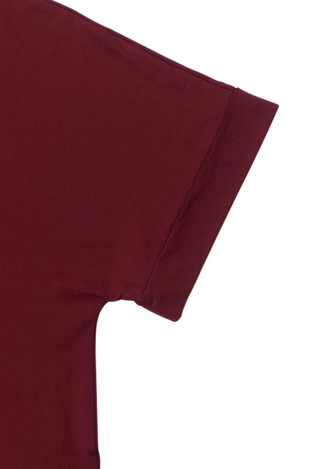 Plus Size V-Neck Slit Tee and Pants Set - Outlets Forever