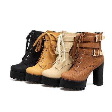 New high heel Martin boots - Outlets Forever