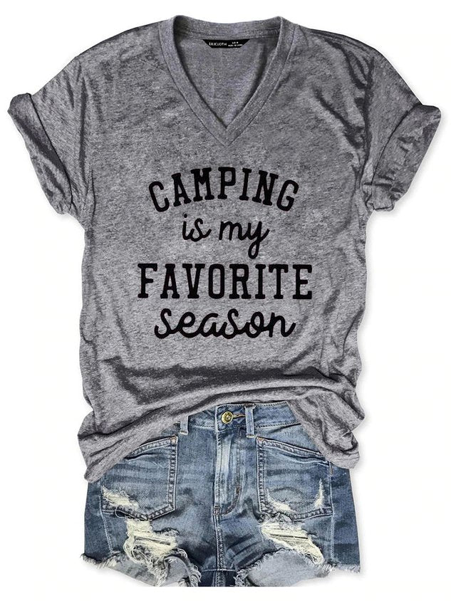 Camping is My Favorite Season Shirt - Outlets Forever