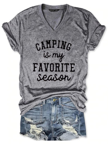 Camping is My Favorite Season Shirt