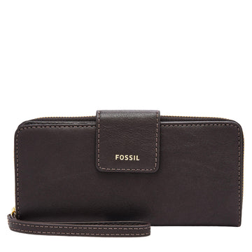 Fossil Women's Madison Leather Zip Clutch - CADEAUME