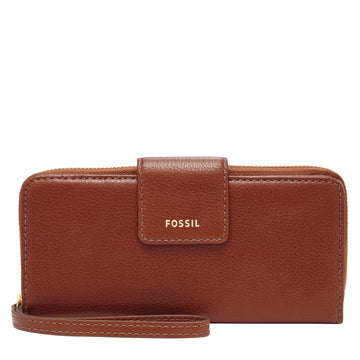 Fossil Women's Madison Leather Zip Clutch - CADEAUME