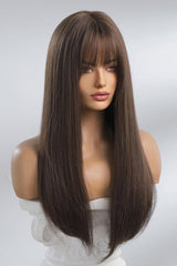 Full Machine Long Straight Synthetic Wigs 26'' - CADEAUME