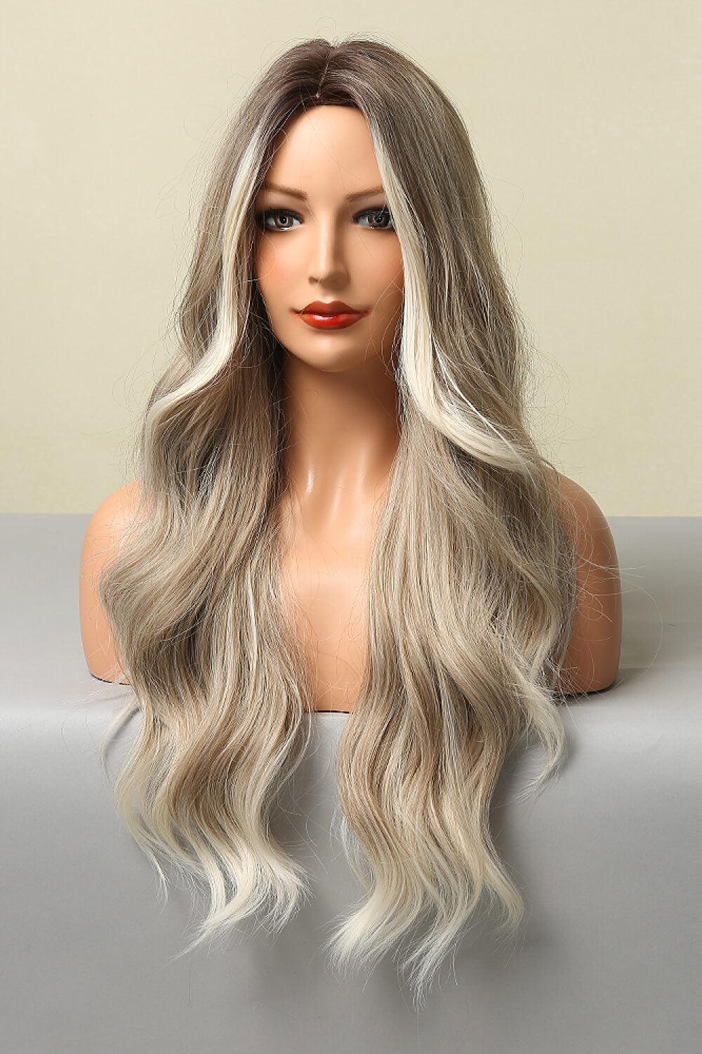 Full Machine Made Long Wave Wigs 26'' - CADEAUME