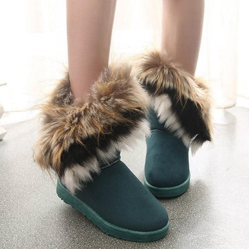 Fur Boots Warm Ankle Boots For Women Snow Shoes - CADEAUME