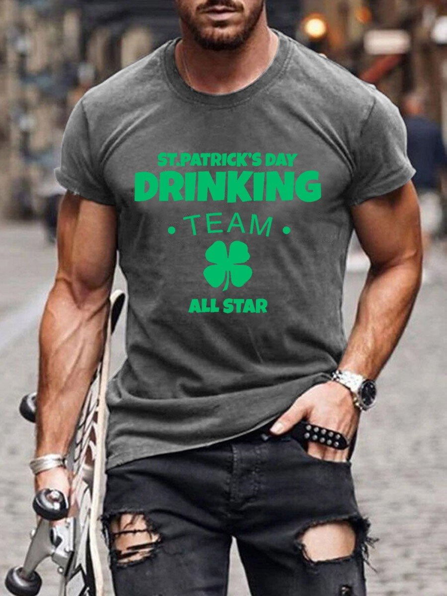 Men's St Patrick's Day Drinking Team Classic T-shirt - Outlets Forever