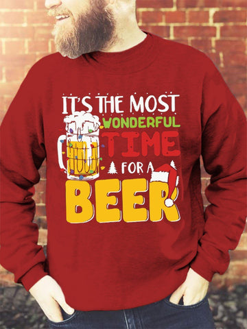 Men's It's The Most Wonderful Time For A Beer Sweatshirt