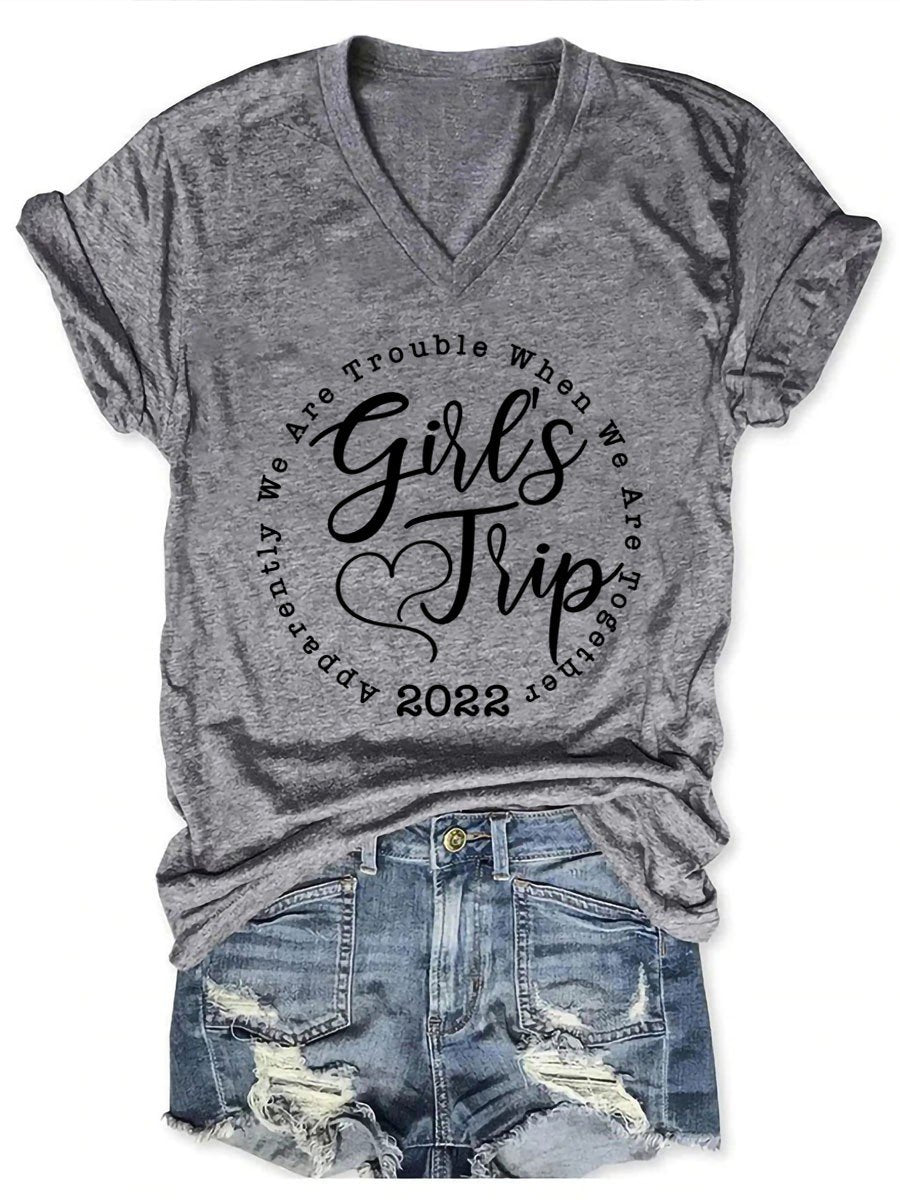 Women Girls Trip 2022 Tee - Outlets Forever