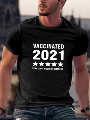 Vaccinated 2021 Men's T-shirt - Outlets Forever