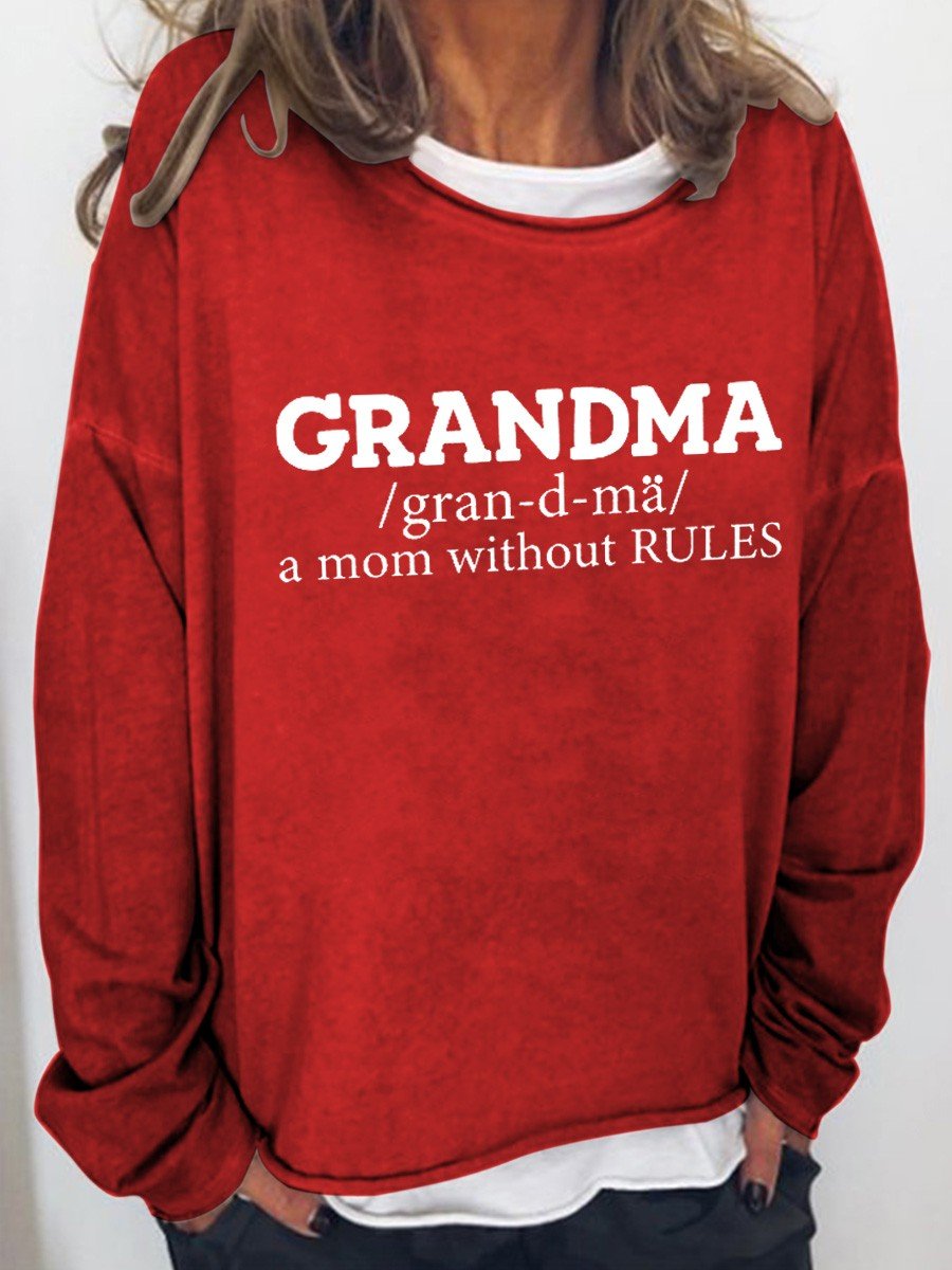 Women A Little Gift For Grandma Long Sleeve Top - Outlets Forever