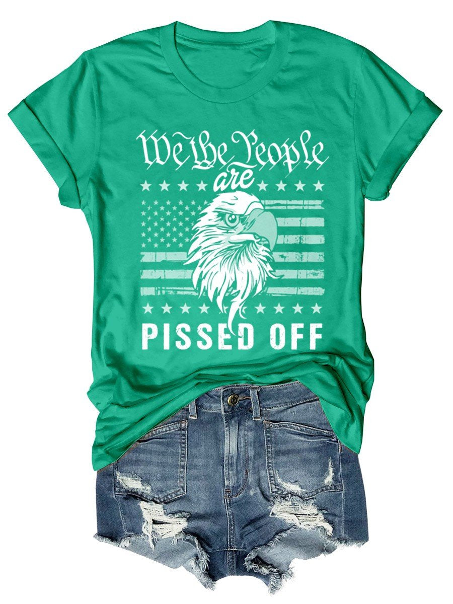Unisex We The People Are Pissed Off Cotton Tee - Outlets Forever