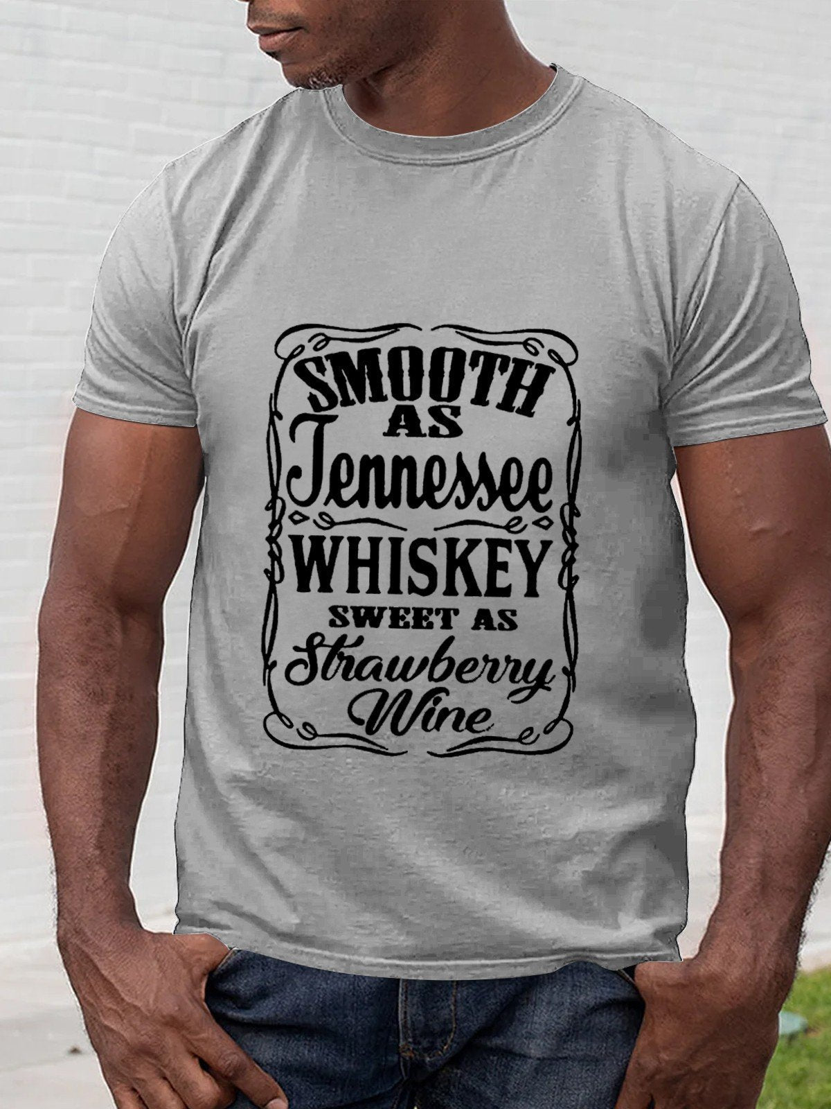 Smooth As Tennessee Whiskey Sweet Men's T-shirt - Outlets Forever