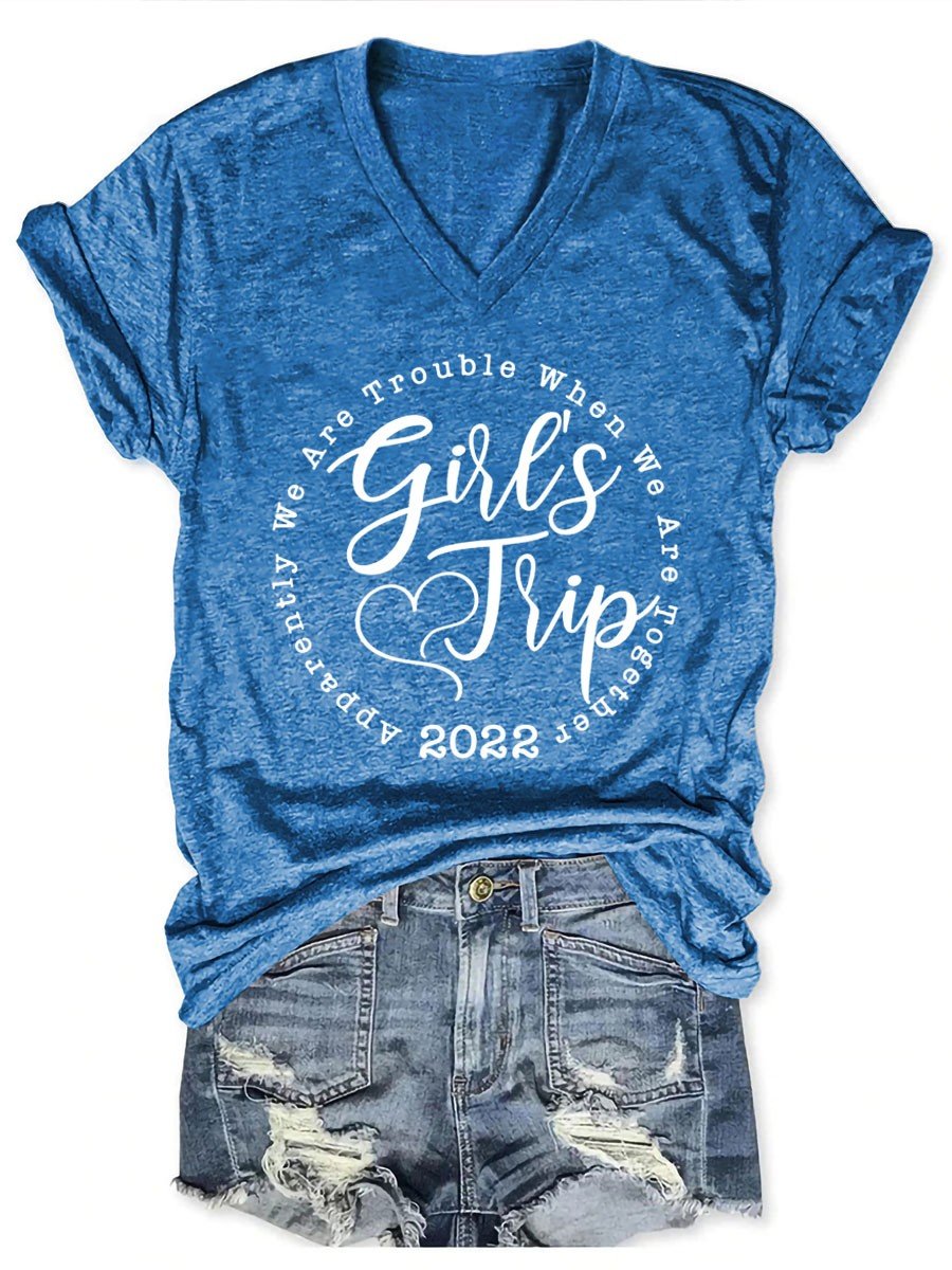 Women Girls Trip 2022 Tee - Outlets Forever