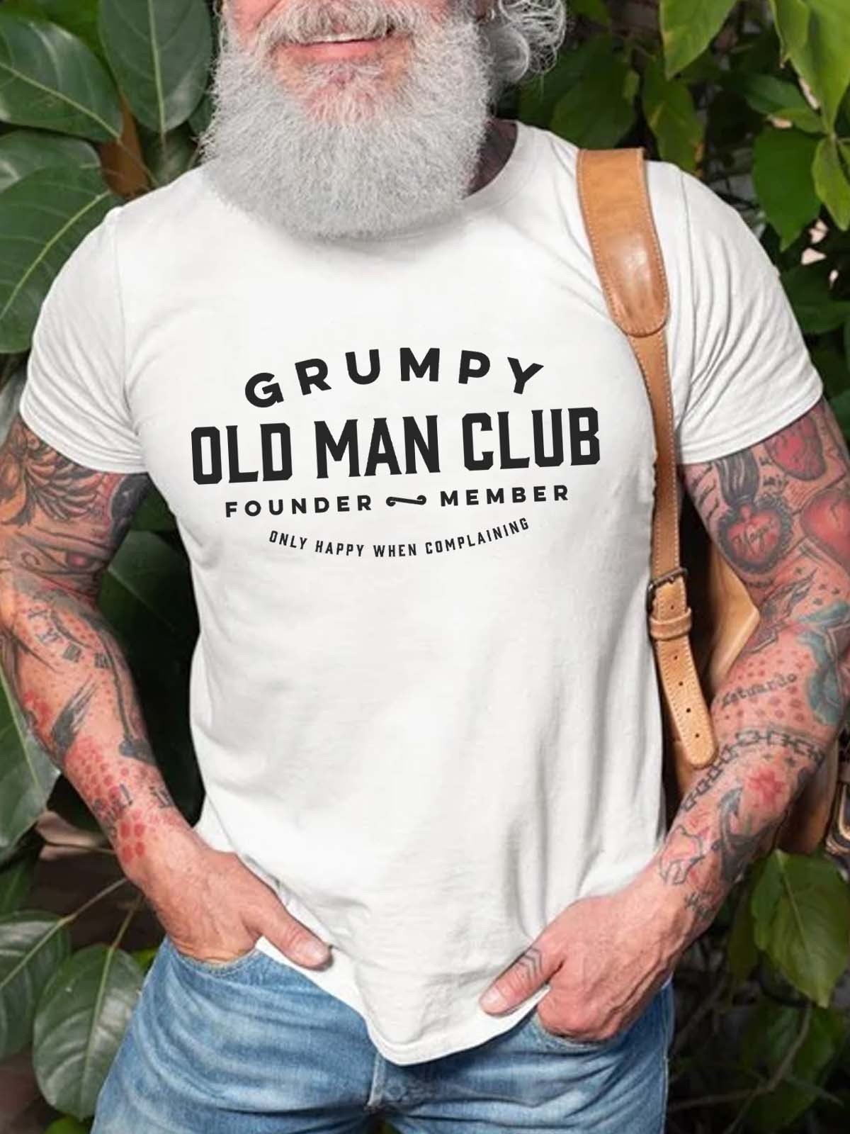 Men's Grumpy Old Man Club T-Shirt - Outlets Forever