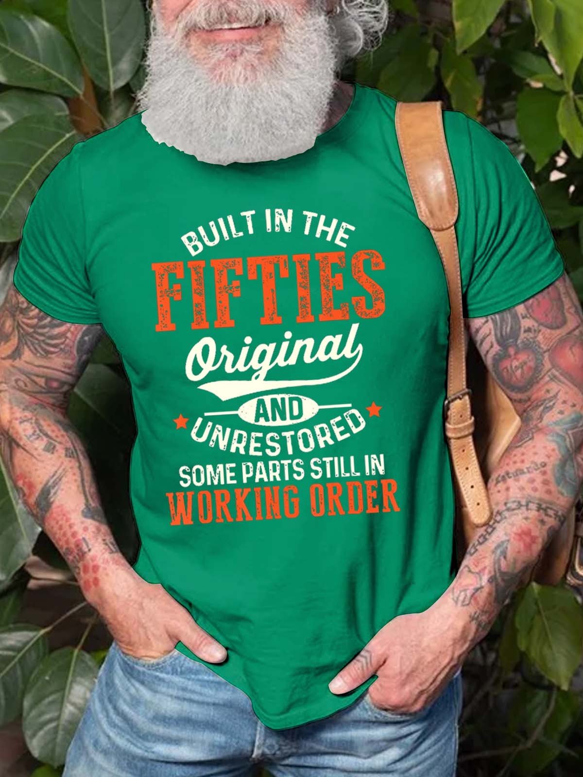 Men's Built In The Fifties Original And Unrestored T-Shirt - Outlets Forever