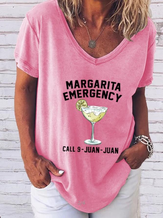 Margarita Emergency Call 9-Juan-Juan Women's T-shirt - Outlets Forever