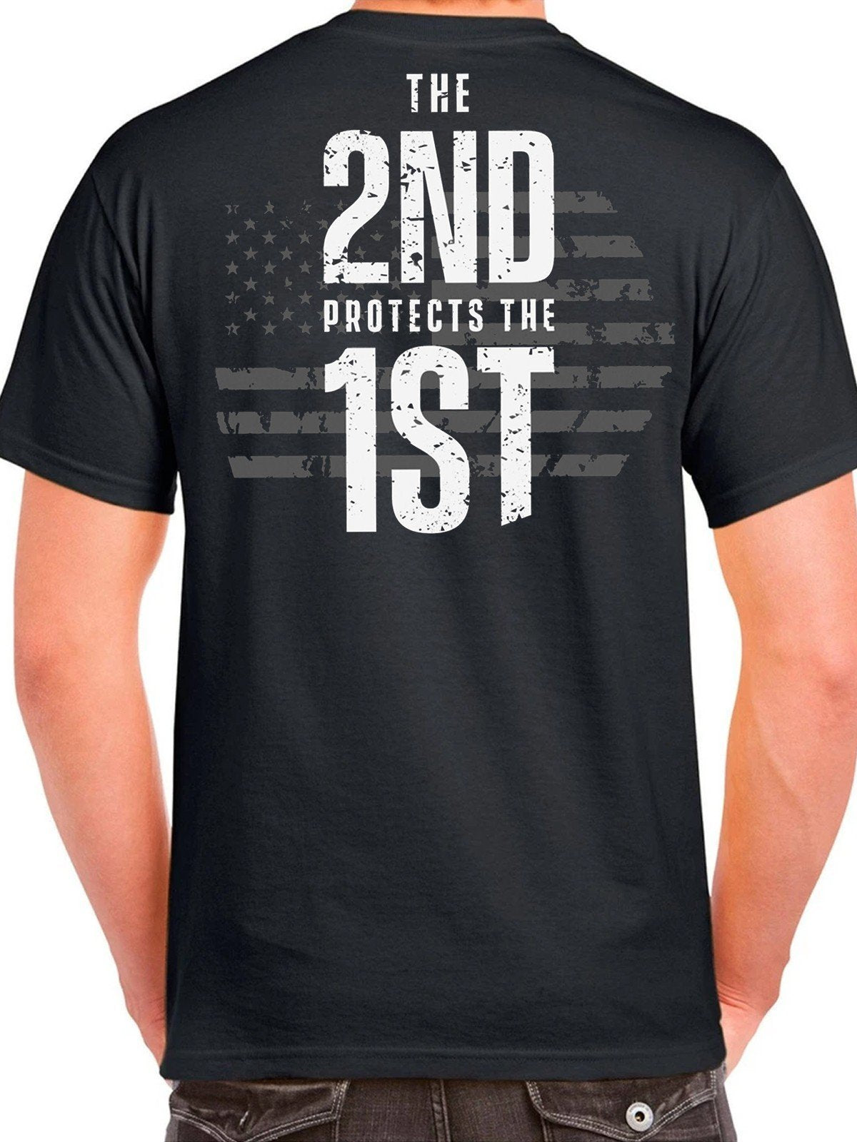 The 2ND PROTECTS The 1st Men's T-shirt - Outlets Forever