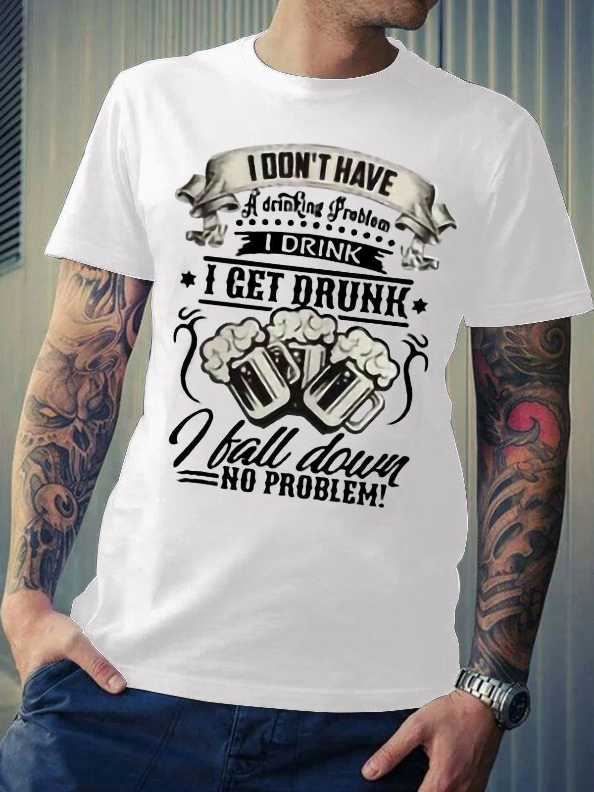 I Drunk I Get Drunk Men's T-shirt - Outlets Forever