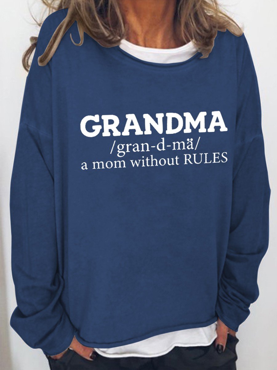 Women A Little Gift For Grandma Long Sleeve Top - Outlets Forever