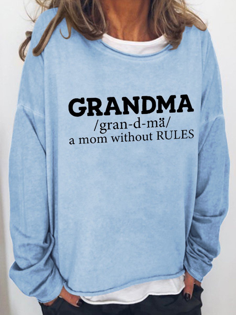 Women A Little Gift For Grandma Long Sleeve Top - Outlets Forever